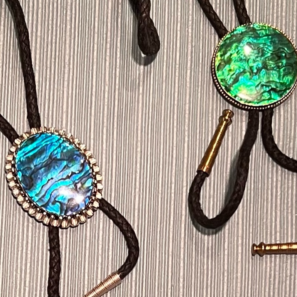 2 Antique Bolo necktie / necklaces